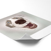 Happy Dog Poster (Ecke)