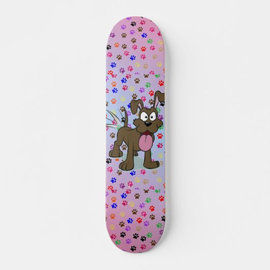Happy Dog Skateboard (Vorne)
