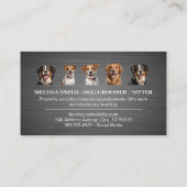 Happy Doggies Visitenkarte (Rückseite)