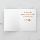 Happy Dolphin Birthday Card Karte (Innenseite)