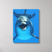 Happy Dolphin Canvas Print Leinwanddruck (Vorderseite)