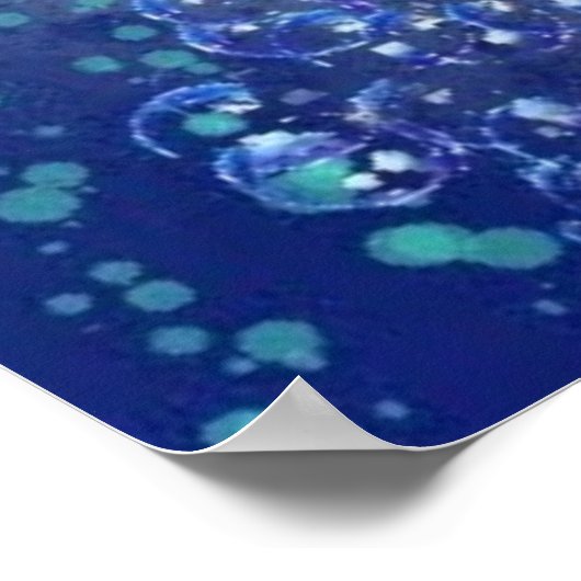 Happy Dolphin Couple Poster Malerei (Ecke)