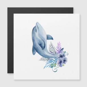 Happy Dolphin Design Collection Magnetkarte