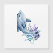 Happy Dolphin Design Collection   Magnetkarte (Vorderseite)