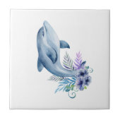 Happy Dolphin Design Fliese (Vorderseite)