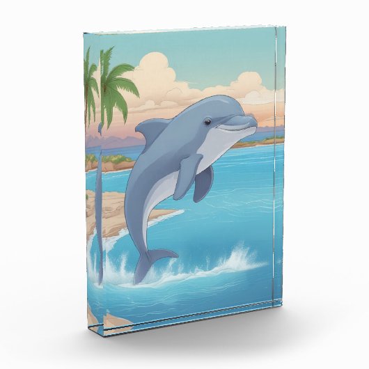 Happy Dolphin Foto Block (Links)
