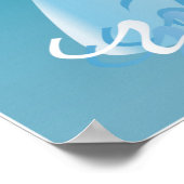 Happy Dolphin Poster (Ecke)