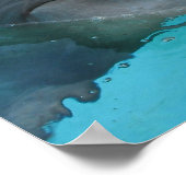 Happy Dolphin Poster (Ecke)