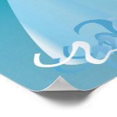 Happy Dolphin Poster (Ecke)