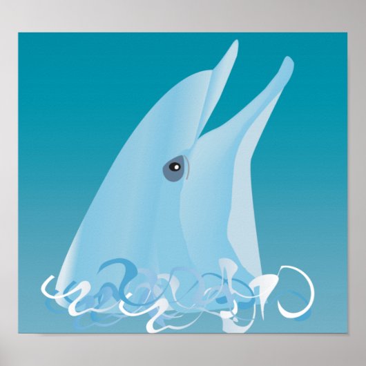 Happy Dolphin Poster (Vorne)