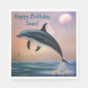 Happy Dolphin Serviette