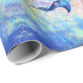Happy Dolphin Wrapping Paper Geschenkpapier (Rolleneckpunkt)