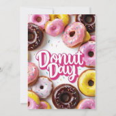 Happy Donut Day Einladung (Rückseite)