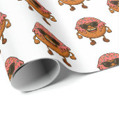 Happy Donuts Geschenkpapier (Rolleneckpunkt)
