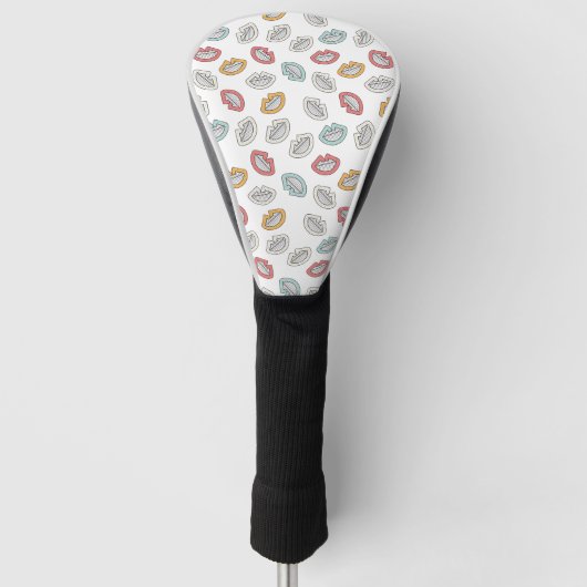 Happy Doodle Laugh Golf Headcover (Vorderseite)