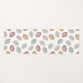 Happy Doodle Laugh Yogamatte (Vorderseite (Horizontal))