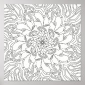 Happy Doodles: Farbseiten für Erwachsene Poster (Vorne)