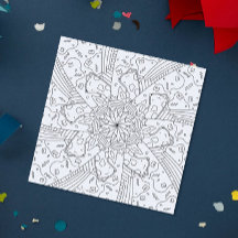 Happy Doodles: Geburtstagskarte für Farbseiten
