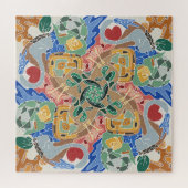 Happy Doodles über die Welt Puzzle (Horizontal)