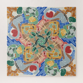 Happy Doodles über die Welt Puzzle