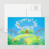 Happy Door Postkarte (Vorne/Hinten)
