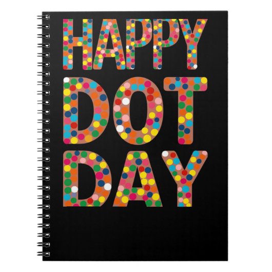 Happy Dot Day Art Notizblock (Vorderseite)