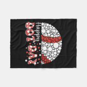 Happy Dot Day Baseball Dots Baller Men Boys Kinder Fleecedecke (Vorderseite (Horizontal))