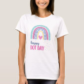 Happy Dot Day - Boho Rainbow and dots T-Shirt (Vorderseite)