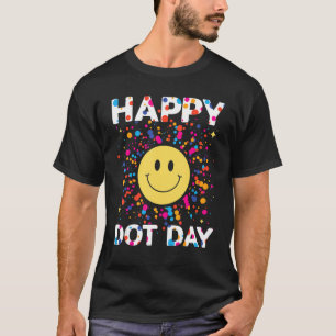 Happy Dot Day Colorful Rainbow Polka Dot Boys Girl T-Shirt