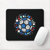 Happy Dot Day Lka Dot Soccer Ball Lover Boys Kinde Mousepad (Mit Mouse)