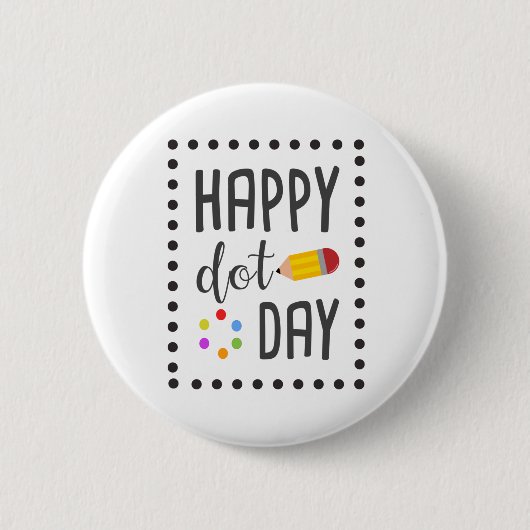 Happy Dot Day Machen Sie Ihr Mark Boys Dot Shirt Button (Vorderseite)