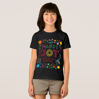 Happy Dot Day Niedlich Girls Kinder OutfitT-Shirt Tri-Blend Shirt