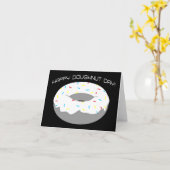 Happy Dounut Day! Karte (Gelbe Blume)