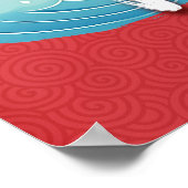 Happy Dragon Chinesisch Neues Jahr Poster (Ecke)