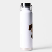 Happy Drahthaar Dackel Trinkflasche (Vorne)