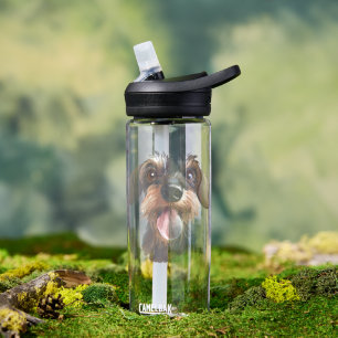 Happy Drahthaar Dackel Wasser Flasche