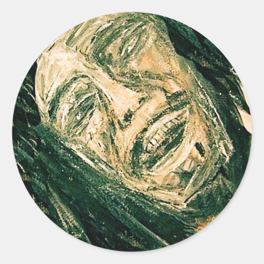 HAPPY DREAD RUNDER AUFKLEBER (Vorderseite)