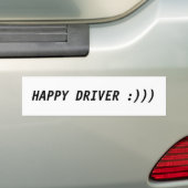 Happy Driver Autoaufkleber (Auf Auto)