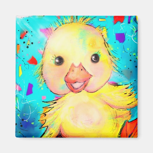 Happy Duck Magnet (Vorne)