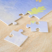 Happy Duck mit Scooter Funny Puzzle (Seite)