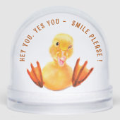 Happy Duck Schneekugeln (Vorderseite)