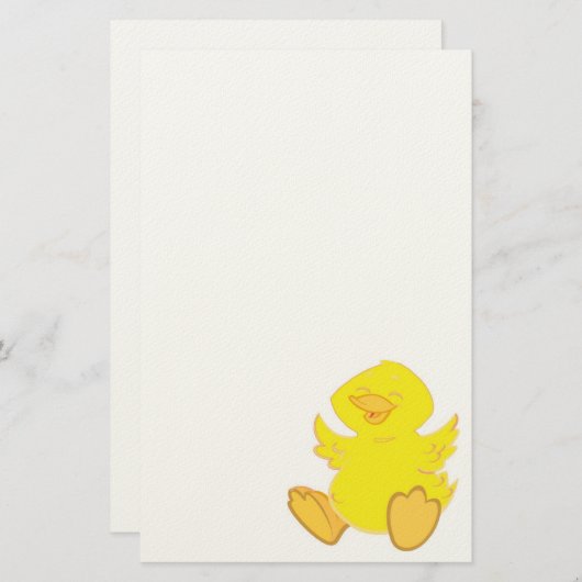 Happy Duck Stationy Briefpapier (Vorne/Hinten)