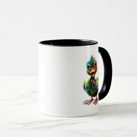 Happy duck. tasse (VorderseiteRechts)