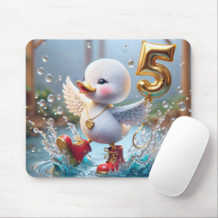 Happy Duckling mit #5 Balloon Mousepad
