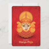 Happy Durga Puja Feiertagskarte (Vorderseite)