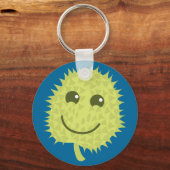 Happy Durian Obst Schlüsselanhänger (Vorderseite)