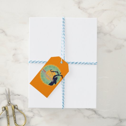 Happy Dussehra Lord Ram mit Bow & Arrow Chakra BG Geschenkanhänger (Mit Garn)
