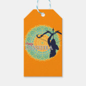 Happy Dussehra Lord Ram mit Bow & Arrow Chakra BG Geschenkanhänger (Vorderseite)