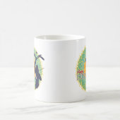 Happy Dussehra Lord Ram mit Bow & Arrow Chakra BG Kaffeetasse (Mittel)