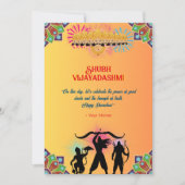 Happy Dussehra Vijayadashmi Card Karte (Vorderseite)